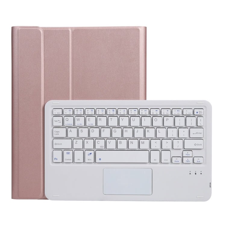 A07B - A Lambskin Texture Square Keycap Bluetooth Keyboard Leather Case with Touch Control For iPad, For iPad 9.7 2018 & 2017 / Pro 9.7 inch / Air 2, For iPad Pro 10.5 inch / 10.2 2021 & 2020 & 2019 / Air 3������������������������������������������������... - ORIWHIZApple AccessoriesiPad KeyboardiPad Keyboard Universal