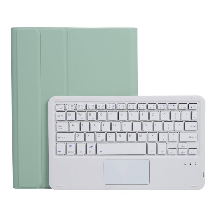 A07B - A Lambskin Texture Square Keycap Bluetooth Keyboard Leather Case with Touch Control For iPad, For iPad 9.7 2018 & 2017 / Pro 9.7 inch / Air 2, For iPad Pro 10.5 inch / 10.2 2021 & 2020 & 2019 / Air 3������������������������������������������������... - ORIWHIZApple AccessoriesiPad KeyboardiPad Keyboard Universal