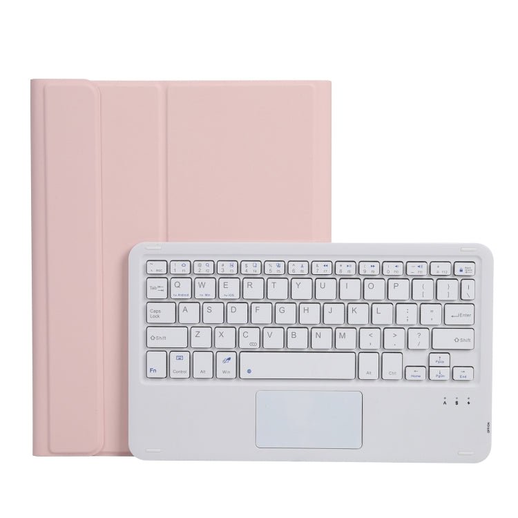 A07B - A Lambskin Texture Square Keycap Bluetooth Keyboard Leather Case with Touch Control For iPad, For iPad 9.7 2018 & 2017 / Pro 9.7 inch / Air 2, For iPad Pro 10.5 inch / 10.2 2021 & 2020 & 2019 / Air 3������������������������������������������������... - ORIWHIZApple AccessoriesiPad KeyboardiPad Keyboard Universal