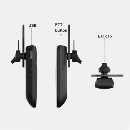 A08 Mini Ear Hook Wireless Walkie Talkie Outdoor Mini Walkie Talkie Wireless Bluetooth Walkie Talkie - ORIWHIZConsumer ElectronicsHandheld Walkie TalkieWalkie Talkie