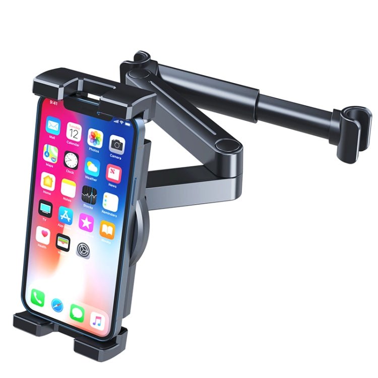 A081+X159 Car Backseat Headrest Tablet Bracket Long Arm Collapsible Mount, A081+X159 - ORIWHIZ