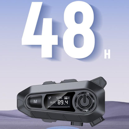 A1 IP67 Waterproof Motorcycle Helmet Noise Reduction Bluetooth Headset, Soft Mic, Hard Mic, Soft and Hard Mics - ORIWHIZConsumer ElectronicsMotorcycle Walkie TalkieWalkie Talkie