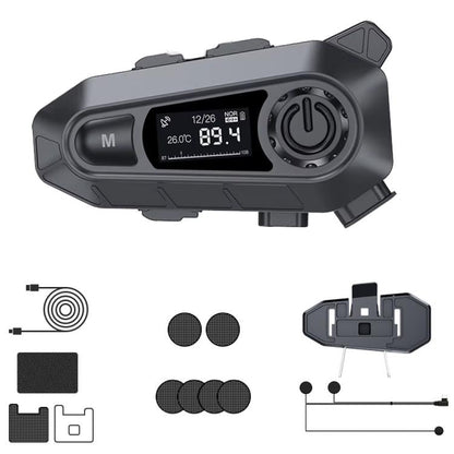 A1 IP67 Waterproof Motorcycle Helmet Noise Reduction Bluetooth Headset, Soft Mic, Hard Mic, Soft and Hard Mics - ORIWHIZConsumer ElectronicsMotorcycle Walkie TalkieWalkie Talkie