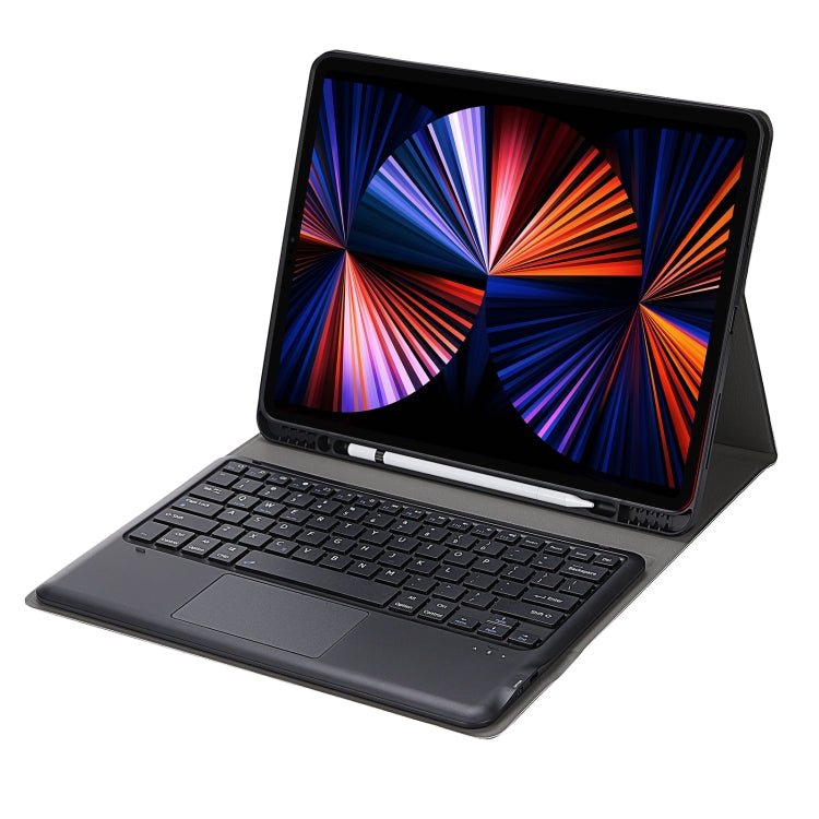 A12B - A Ultra - thin ABS Detachable Bluetooth Keyboard Tablet Case with Touchpad & Pen Slot & Holder for iPad Air 13 2024 / 2025 / Pro 12.9 2021 - ORIWHIZApple AccessoriesiPad KeyboardiPad Keyboard For iPad Pro