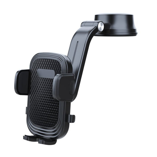 A190+X157 Car Phone Holder Dashboard Sucker Mount Stand Retractable Clamp Arm, A190+X157 - ORIWHIZ