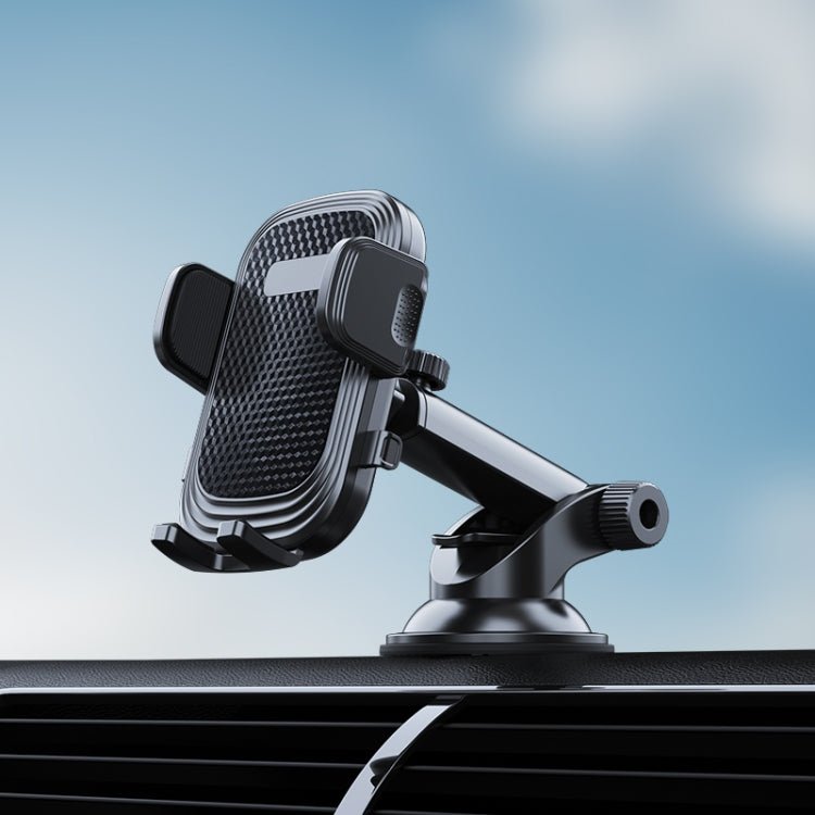 A190+X33 Car Phone Holder Dashboard Sucker Mount Telescopic Long Arm Stand, A190+X33 - ORIWHIZ