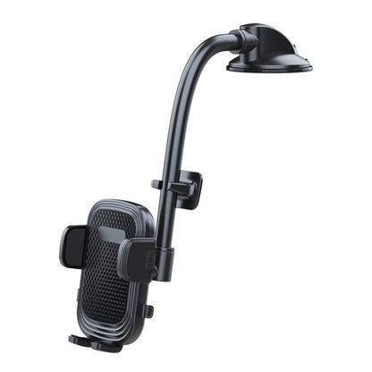 A190+X51 Car Phone Holder Dashboard Windshield Sucker Mount Bendable Long Arm Stand, A190+X51 - ORIWHIZ