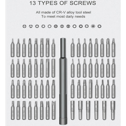 A63 63 in 1 Screwdriver Set Mobile Phone Tablet Computer Disassembly and Maintenance Tool, A63 63 in 1 - ORIWHIZ