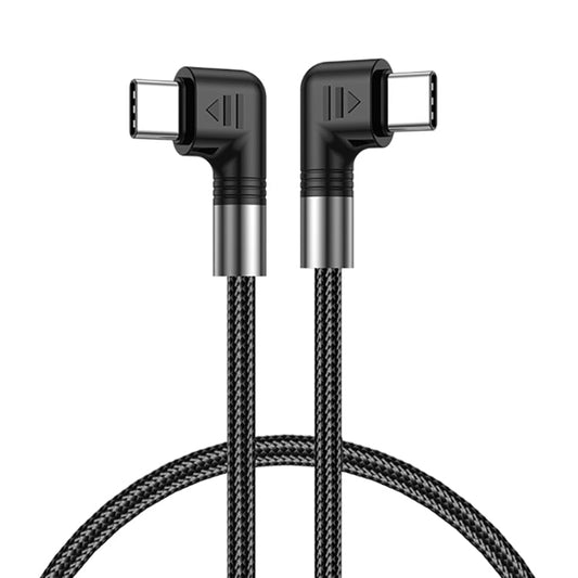 A9 100W USB - C/Type - C to USB - C/Type - C Double Elbow Data Cable, 0.5m, 1m, 2m, 3m - ORIWHIZ