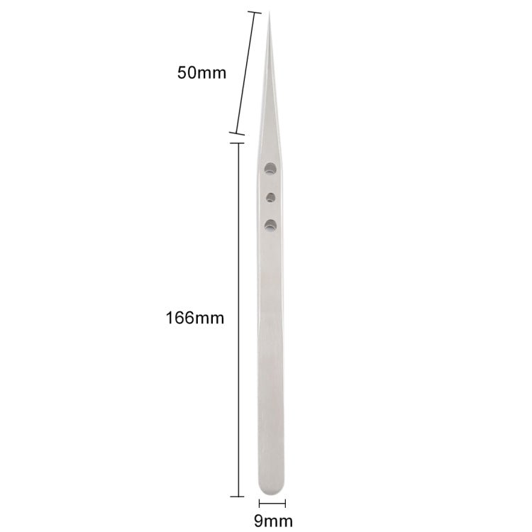 Aaa - 12 Precision Repair Tweezers Long Pointed Stainless Steel, Aaa - 12 - ORIWHIZ