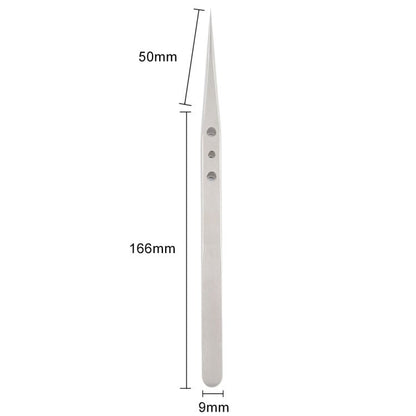Aaa - 12 Precision Repair Tweezers Long Pointed Stainless Steel, Aaa - 12 - ORIWHIZ
