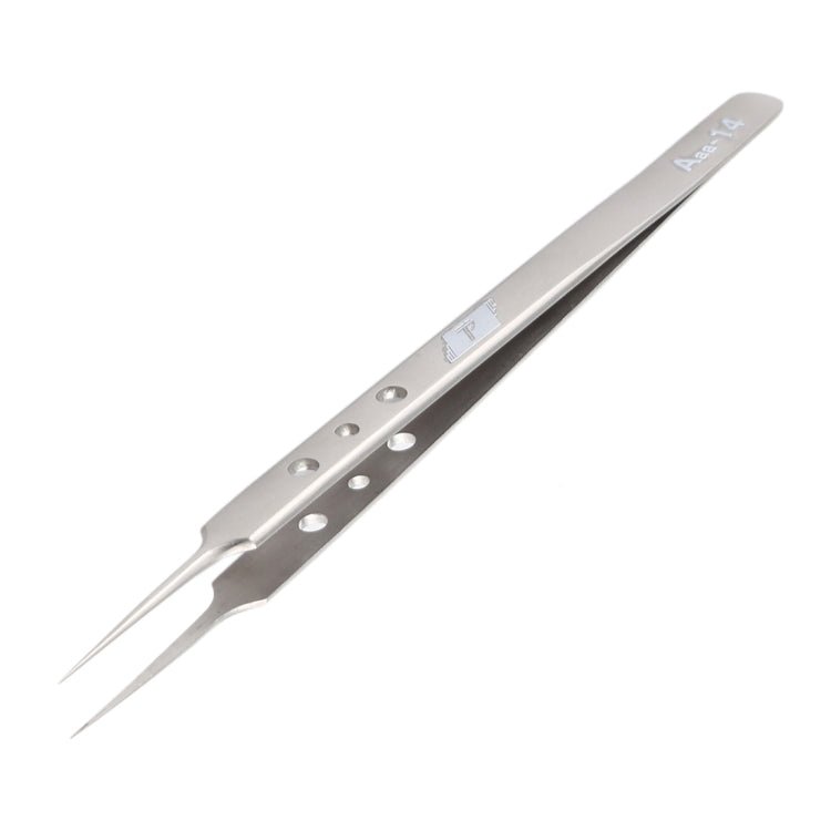 Aaa - 14 Precision Repair Tweezers Long Pointed Stainless Steel, Aaa - 14 - ORIWHIZ