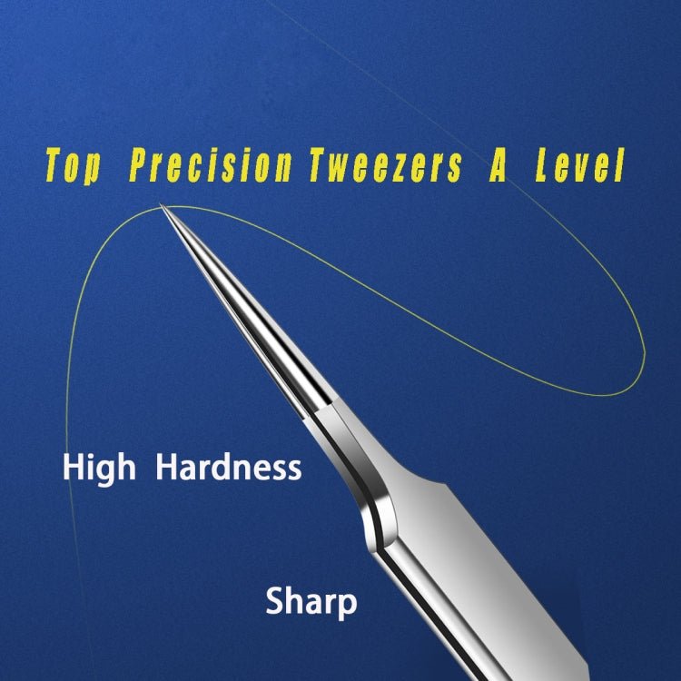 Aaa - 14 Stainless Steel Ultra Fine High Hardness Tenacity Durable Tweezers, Aaa - 14 - ORIWHIZ