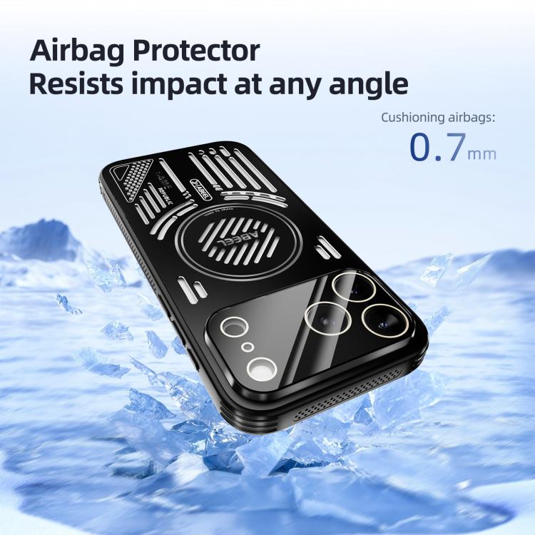 ABEEL Ice Fox Series Magnetic Heat Sink Cooling Phone Case, For iPhone 17 Pro Max, For iPhone 17 Pro, For iPhone 17, For iPhone 17 Air, For iPhone 16e, For iPhone 16 Pro Max, For iPhone 16 Pro, For iPhone 16, For iPhone 15 Pro Max, For iPhone 15 Pro���... - ORIWHIZApple AccessoriesiPhone 17 Pro MaxiPhone 17 Pro Max Cases
