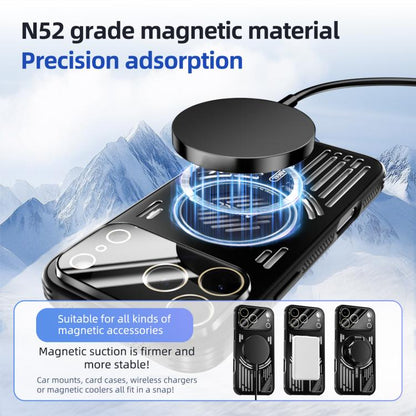 ABEEL Ice Fox Series Magnetic Heat Sink Cooling Phone Case, For iPhone 17 Pro Max, For iPhone 17 Pro, For iPhone 17, For iPhone 17 Air, For iPhone 16e, For iPhone 16 Pro Max, For iPhone 16 Pro, For iPhone 16, For iPhone 15 Pro Max, For iPhone 15 Pro���... - ORIWHIZApple AccessoriesiPhone 17 Pro MaxiPhone 17 Pro Max Cases