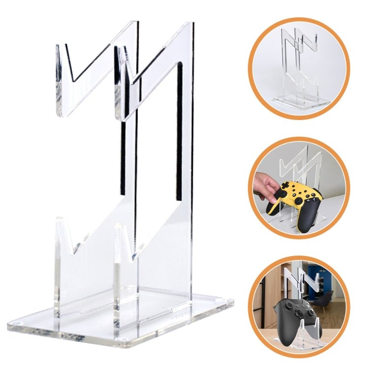 Acrylic Double Layer Game Handle Storage Bracket for PS4/ PS5/PS3, For PS4/ PS5/PS3 - ORIWHIZSony AccessoriesSony Accessories HolderToys & Hobbies