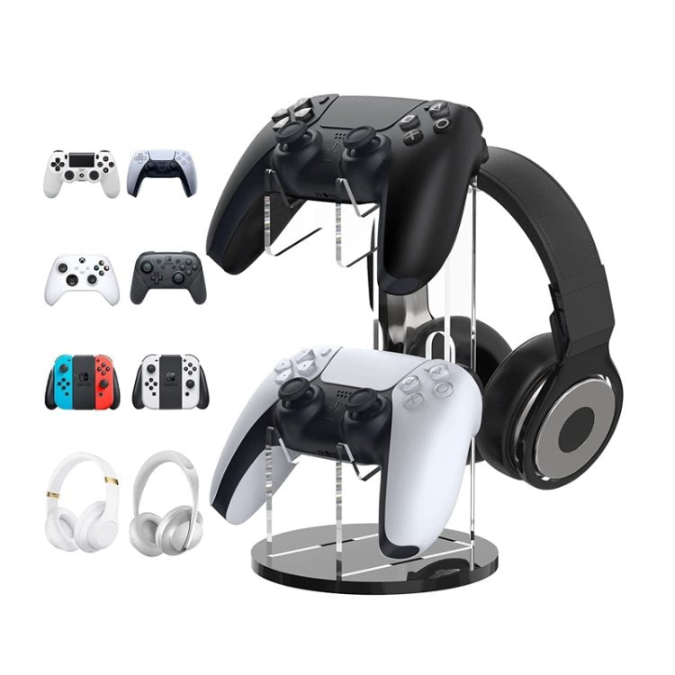 Acrylic Game Controller Display Stand Headphone Hanger, Game Controller Display Stand - ORIWHIZSony AccessoriesSony Accessories HolderToys & Hobbies
