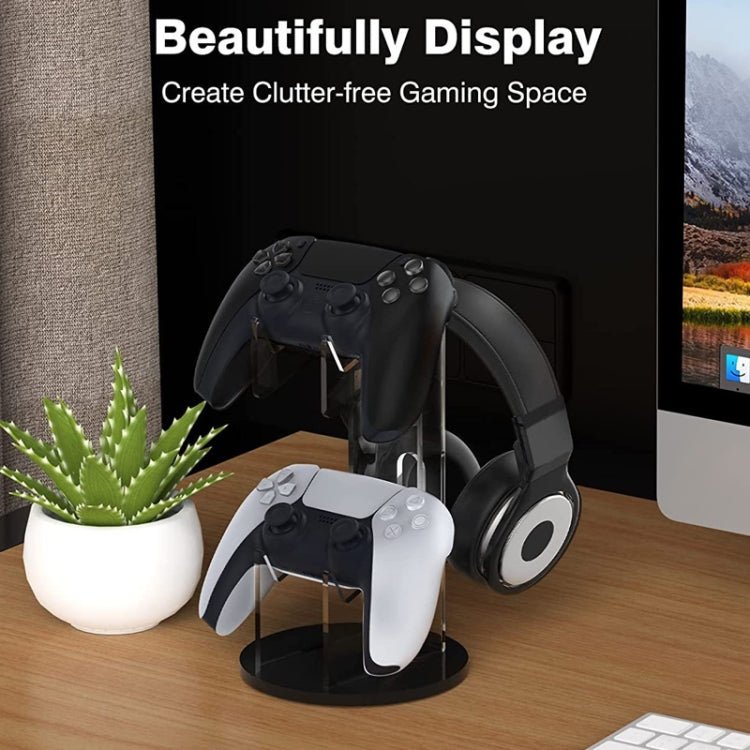 Acrylic Game Controller Display Stand Headphone Hanger, Game Controller Display Stand - ORIWHIZSony AccessoriesSony Accessories HolderToys & Hobbies