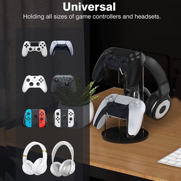 Acrylic Game Controller Display Stand Headphone Hanger, Game Controller Display Stand - ORIWHIZSony AccessoriesSony Accessories HolderToys & Hobbies