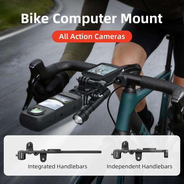 Action Camera Speedometer Cycling Mount, aMagisn BR01 Independent Handlebars, aMagisn BR02 Integrated Handlebars - ORIWHIZaMagisnBicycle Handlebar MountDJI & Insta360 Accessories