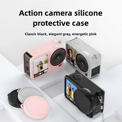 Action Cameras Body Lens Cap Silicone Protective Cover, For DJI Osmo Action 6 - ORIWHIZCase & BagsDJI & Insta360 AccessoriesOsmo Action Series