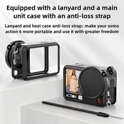 Action Cameras Body Lens Cap Silicone Protective Cover, For DJI Osmo Action 6 - ORIWHIZCase & BagsDJI & Insta360 AccessoriesOsmo Action Series