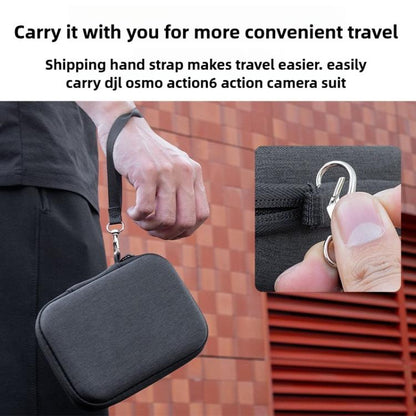 Action Cameras Portable Kit Storage Bag With Handle Hanging Strap, For DJI Osmo Action 6 - ORIWHIZCase & BagsDJI & Insta360 AccessoriesOsmo Action Series