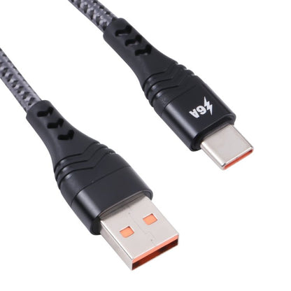 ADC - 005 6A USB to USB - C / Type - C Weave Fast Charging Data Cable, 1m, 2m - ORIWHIZ