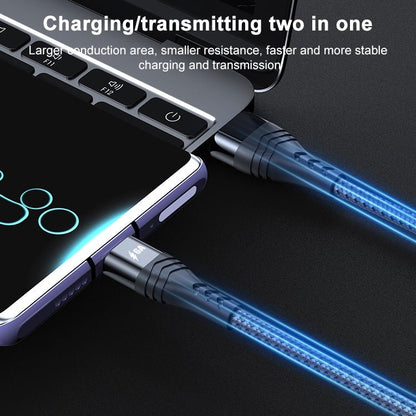 ADC - 005 6A USB to USB - C / Type - C Weave Fast Charging Data Cable, 1m, 2m - ORIWHIZ