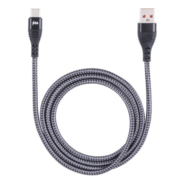 ADC - 005 6A USB to USB - C / Type - C Weave Fast Charging Data Cable, 1m, 2m - ORIWHIZ