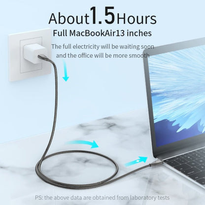 ADC - 009 USB to USB - C / Type - C Zinc Alloy Hose Fast Charging Data Cable, Cable Length: 1m, USB to USB - C / Type - C - ORIWHIZ