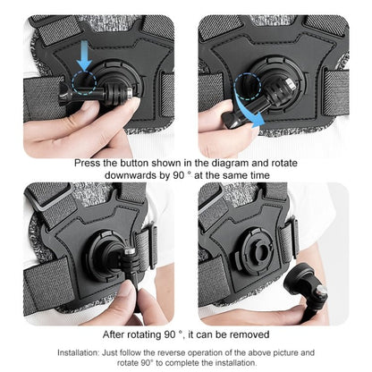 Adjustable Body Mount Belt Chest Strap with Mount & Screw, 3 in 1, 4 in 1, 6 in 1 Phone Clamp, 6 in 1 360 Phone Clamp, 7 in 1 Phone Clamp - ORIWHIZChest BeltDJI & Insta360 AccessoriesRUIGPRO