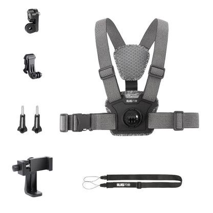 Adjustable Body Mount Belt Chest Strap with Mount & Screw, 3 in 1, 4 in 1, 6 in 1 Phone Clamp, 6 in 1 360 Phone Clamp, 7 in 1 Phone Clamp - ORIWHIZChest BeltDJI & Insta360 AccessoriesRUIGPRO