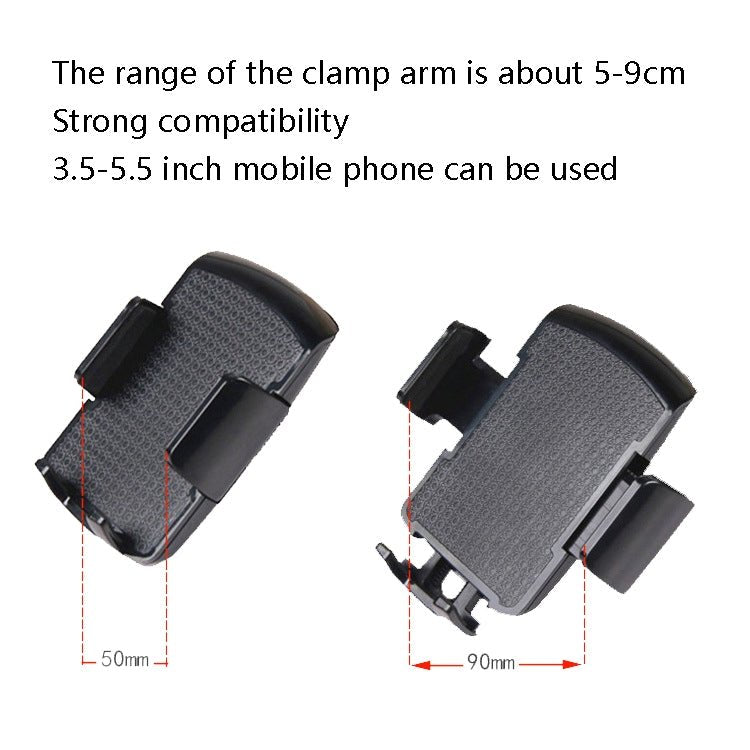 Air Inlet Cup Seat 2 In 1 Universal Long Hose Car Mobile Phone Bracket, 2 In 1 Long Hose Car Mobile Phone Bracket - ORIWHIZ