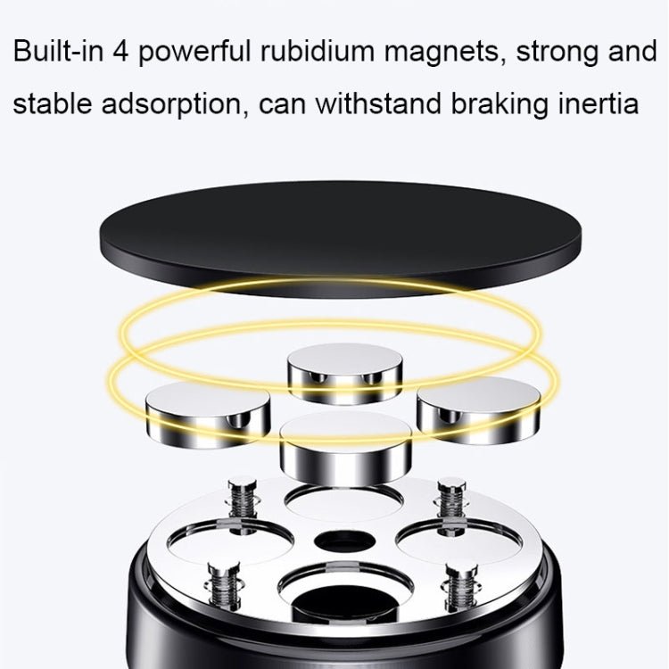 Air Outlet Type Aluminum Alloy Car Magnetic Suction Bracket Navigation Phone Holder, Air Outlet (Black), Air Outlet (Gold), Air Outlet (Silver) - ORIWHIZ