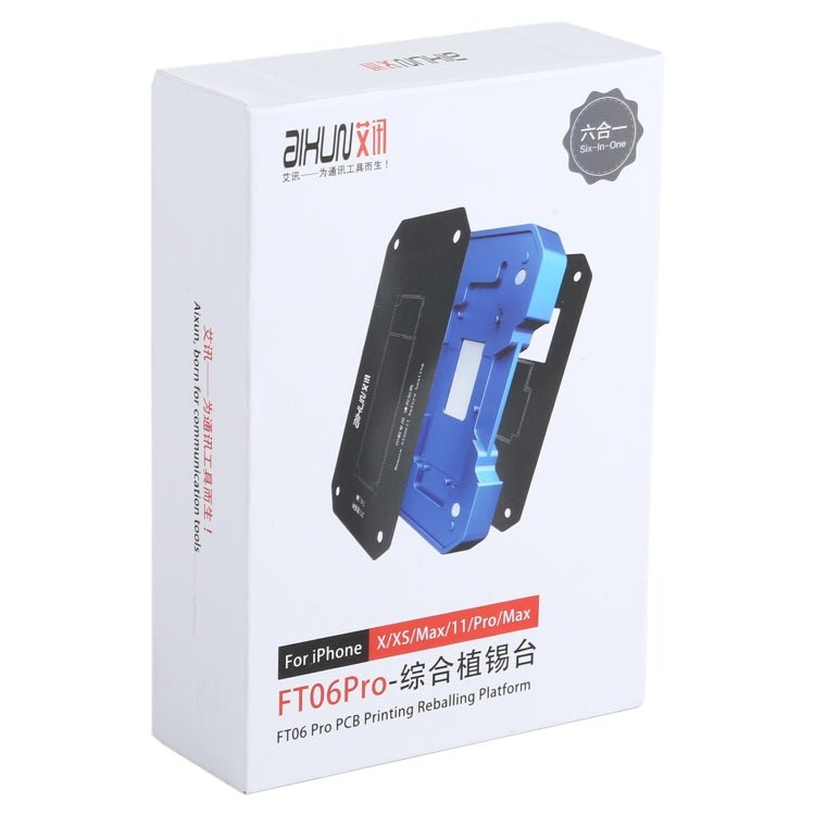 AIXUN FT06 Pro 6 in 1 PCB Printing Reballing Platform For iPX - iP11 Pro Max, AIXUN FT06 Pro - ORIWHIZ