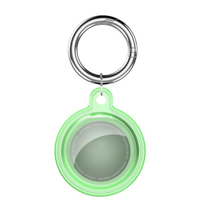 All - inclusive Clear Crystal Shockproof Protective Cover Case with Keychain Hook Loop, For AirTag - ORIWHIZ