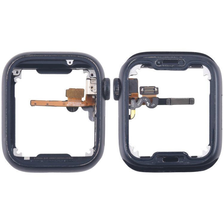 Aluminium Alloy Middle Frame Bezel Plate with Crown Spin Axis Flex Cable, For Apple Watch Series 7 / 8 / 9 45MM LTE, For Apple Watch Series 7 / 8 / 9 45MM GPS, For Apple Watch Series 7 / 8 / 9 41MM LTE, For Apple Watch Series 7 / 8 / 9 41MM GPS - ORIWHIZ