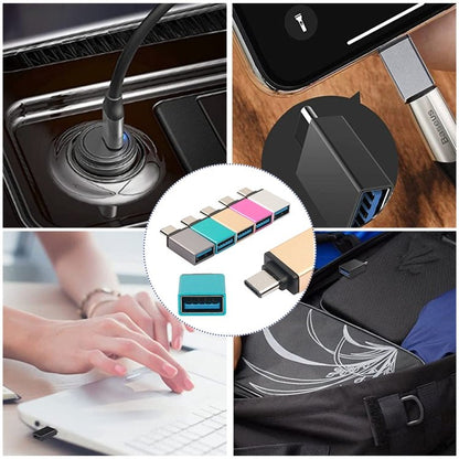 Aluminum Alloy USB - C / Type - C 3.1 Male to USB 3.0 Female Data / Charger Adapter - ORIWHIZ