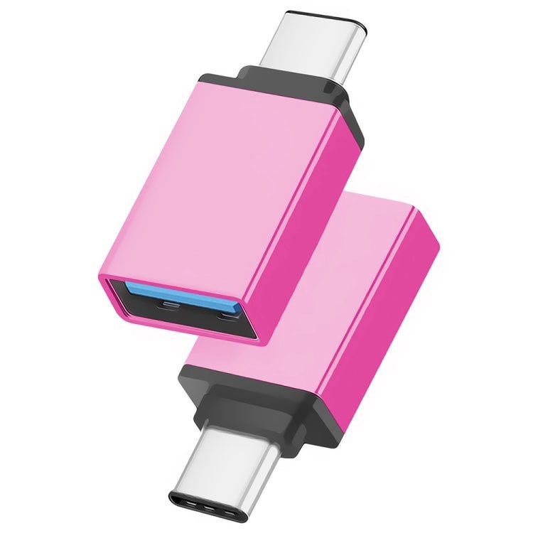 Aluminum Alloy USB - C / Type - C 3.1 Male to USB 3.0 Female Data / Charger Adapter - ORIWHIZ