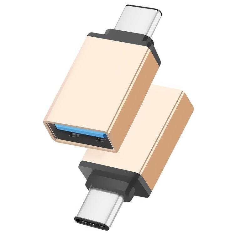 Aluminum Alloy USB - C / Type - C 3.1 Male to USB 3.0 Female Data / Charger Adapter - ORIWHIZ