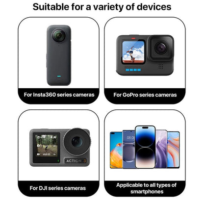 Aluminum Extension Arm Grip Extenter for GoPro, Insta360, DJI and Other Action Cameras - ORIWHIZDJI & Insta360 AccessoriesOthersUniversal Grip Tripod