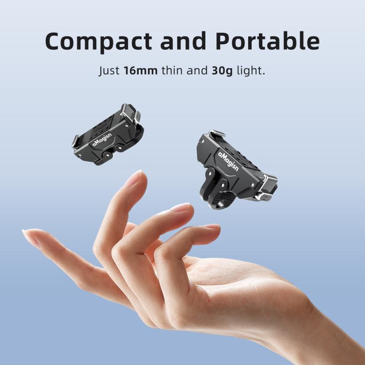 aMagisn 360 - Degree Rotatable Magnetic Quick Release Mount For DJI Osmo 360/Action 5 Pro/4/3, For DJI Osmo 360/Action 5 Pro/4/3 - ORIWHIZaMagisnDJI & Insta360 AccessoriesMount & Holder