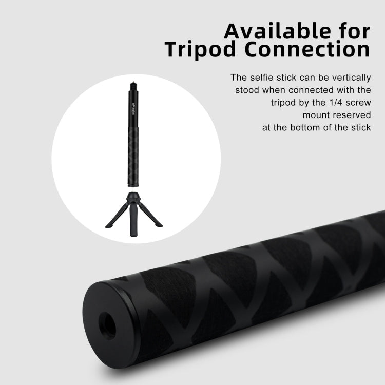 aMagisn 70cm Invisible Straight Pull Selfie Stick Sports Camera Accessories, Single Rod, Rod+1/4 Turn 3 Jaw+Screw, Rod+1/4 Turn 3 Jaw+Screw+Phone Clip - ORIWHIZaMagisnDJI & Insta360 AccessoriesExtendable Pole