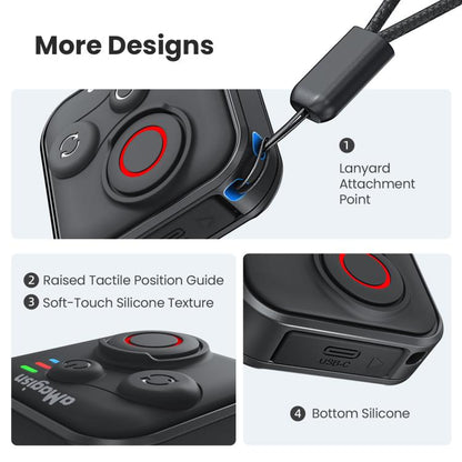 aMagisn Bluetooth Remote Controller 3.0 Universal Version For Insta360, GoPro Hero, Android/ios Smartphones, DJI OSMO 360, Action 6/5 Pro/4, AM40 - ORIWHIZaMagisnDJI & Insta360 AccessoriesOther Insta360 Accessories