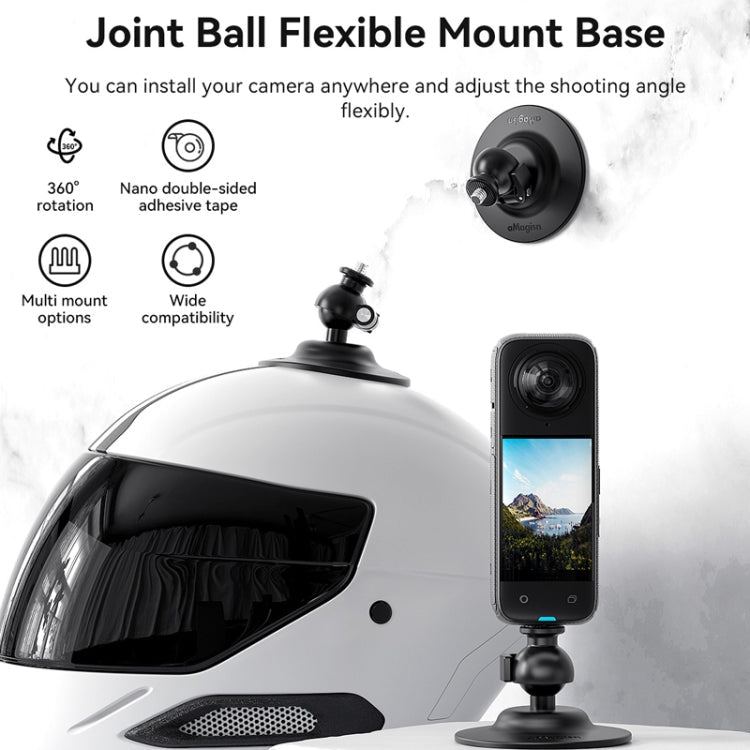 AMagisn Flexible Adhesive Mount for DJI / GoPro HERO / Insta360 Action Camera, 1/4 Inch, 3 Claws - ORIWHIZAMagisnConnection MountDJI & Insta360 Accessories