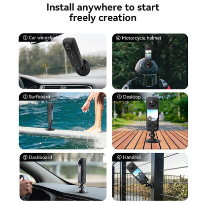 AMagisn Flexible Adhesive Mount for DJI / GoPro HERO / Insta360 Action Camera, 1/4 Inch, 3 Claws - ORIWHIZAMagisnConnection MountDJI & Insta360 Accessories