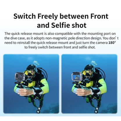 aMagisn Horizontal and Vertical Shooting Dive Shell 60m Waterproof Shell Accessories, For Insta360 Ace Pro, For Insta360 Ace - ORIWHIZaMagisnDJI & Insta360 AccessoriesInsta360 Ace Series
