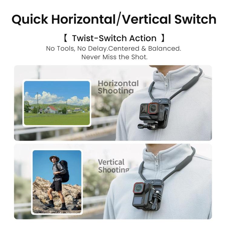 AMagisn Invisible Magnetic Neck Mount For First - Person View Vlogging Compatible With GoPro/Insta360/Smartphones - ORIWHIZaMagisnDJI & Insta360 AccessoriesNeck Mount
