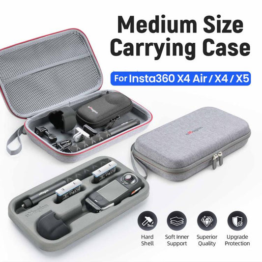 Estuche de transporte mediano aMagisn para Insta360 X4 Air/X4/X5, carcasa rígida de EVA con interior suave extraíble, para Insta360 X4 Air/X4/X5 - ORIWHIZaMagisn Accesorios DJI e Insta360 Serie Insta360 X